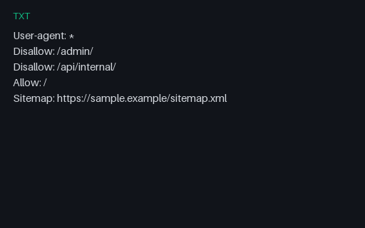 Preview of Crawler File: Robots Disallow Admin