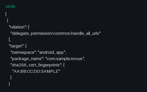 Preview of Well-Known: Assetlinks Extra