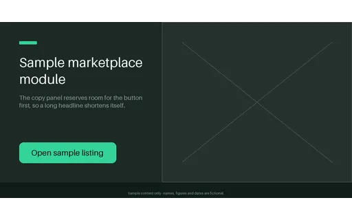 Module Hero Panel template preview