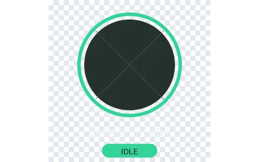 Idle State Avatar Ring template preview