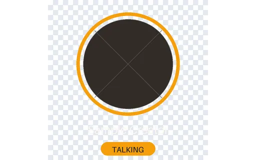 Talking State Avatar Ring template preview