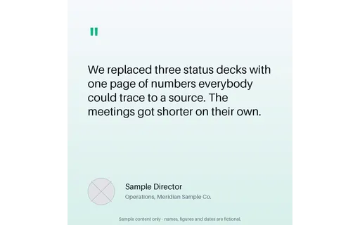 Leadership Quote Card template preview