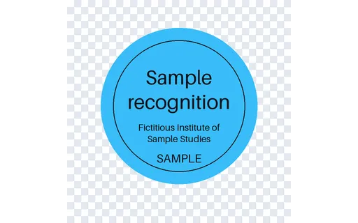 Team Recognition Badge template preview