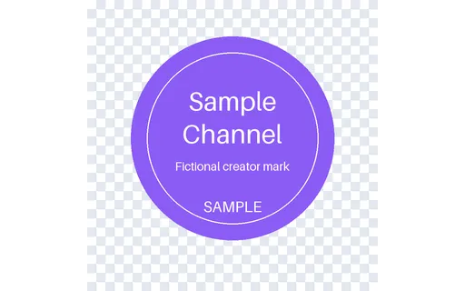 Channel Mark Badge template preview