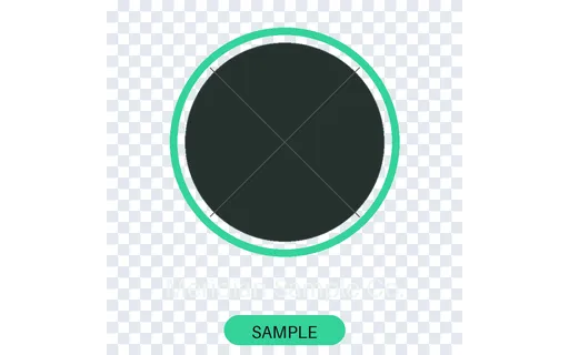 Square Avatar Plate template preview