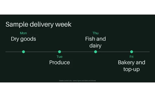 Supplier Delivery Timeline template preview