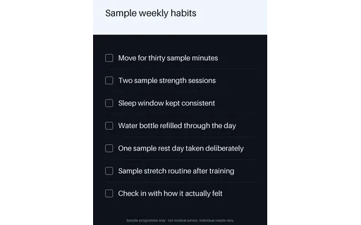 Habit Tracker Checklist template preview