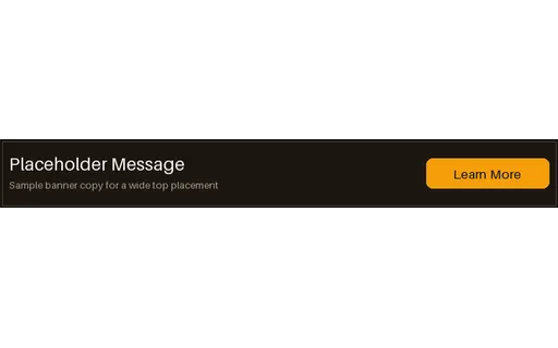 Leaderboard Banner Ad template preview