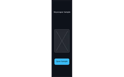 Wide Skyscraper Ad template preview