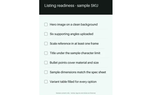 Listing Readiness Checklist template preview
