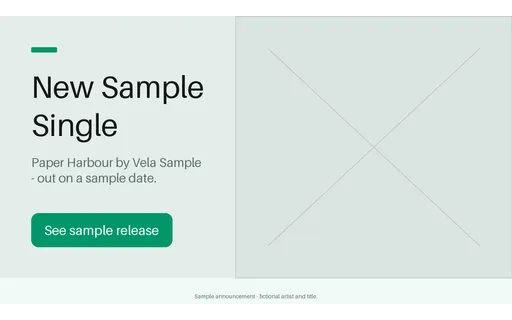 Release Announcement Card template preview