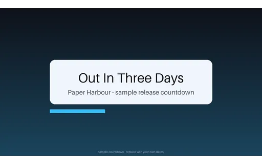 Release Countdown Plate template preview