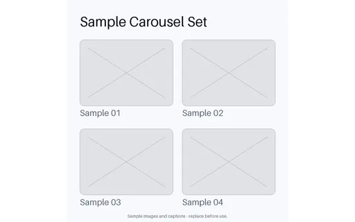 Carousel Card Set template preview