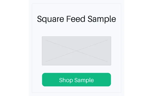 Square Feed Ad Frame template preview