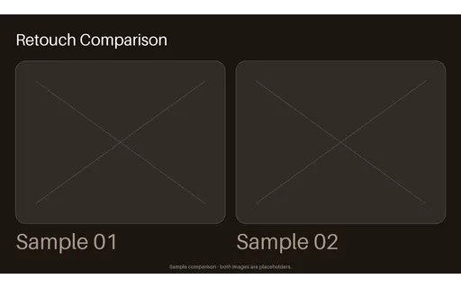Before And After Frame template preview