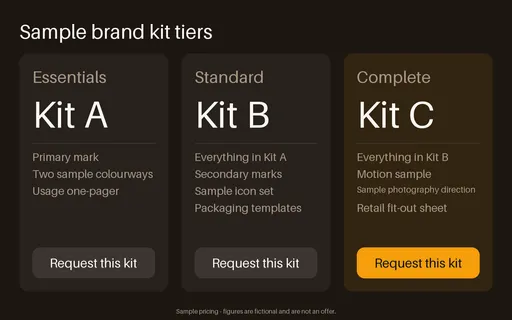 Kit Tier Panel template preview