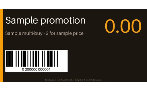 Promo Shelf Strip template preview