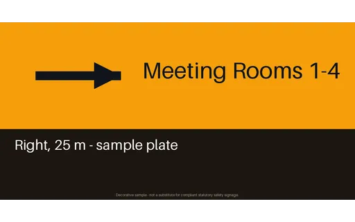 Meeting Room Direction template preview