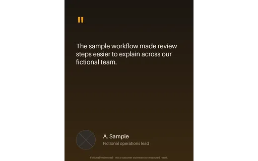 Case Study Outcome Card template preview