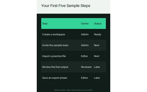 Customer Onboarding Checklist template preview