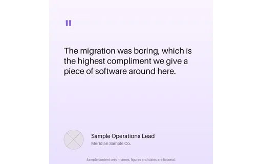 Customer Quote Panel template preview
