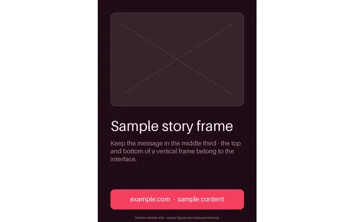 Vertical Story Poster template preview