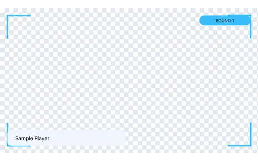 Gameplay Corner Frame template preview