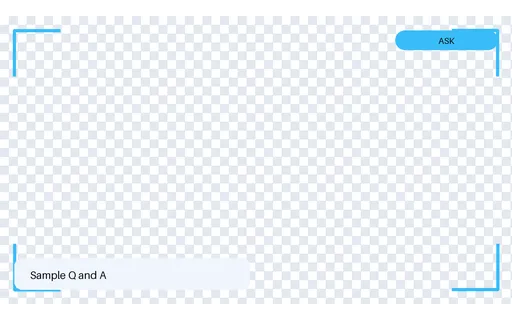 Q and A Segment Frame template preview