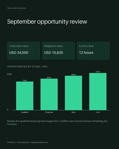 Case Study Cover template preview