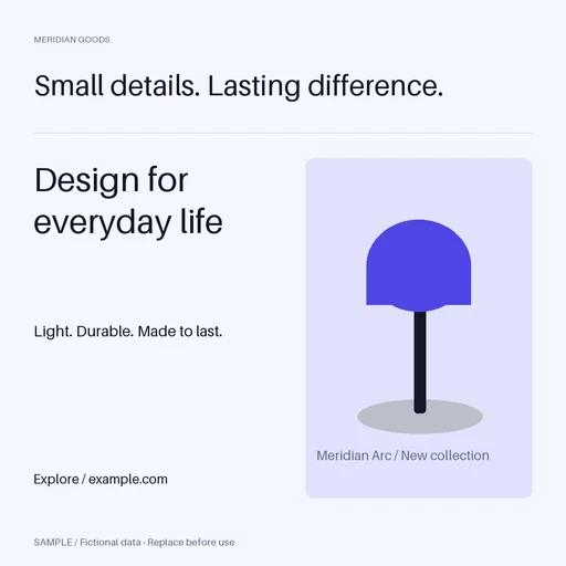 Seasonal Sale Ad template preview