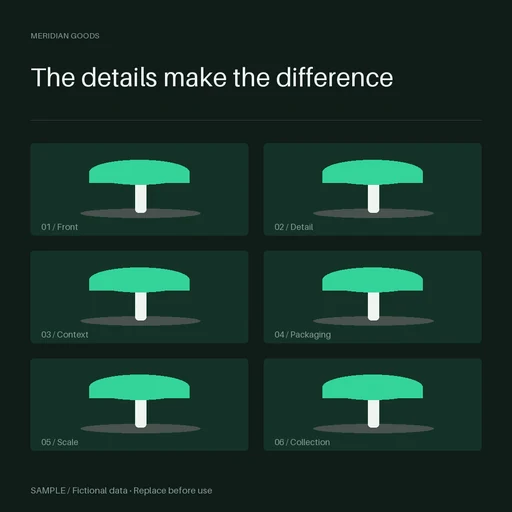 Contact Sheet 6-Up template preview
