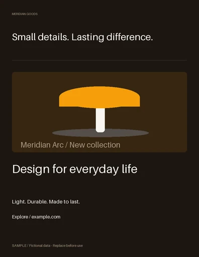 Brochure Cover template preview