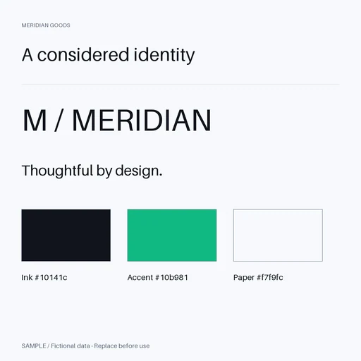 Luxury Dark Brand Frame template preview
