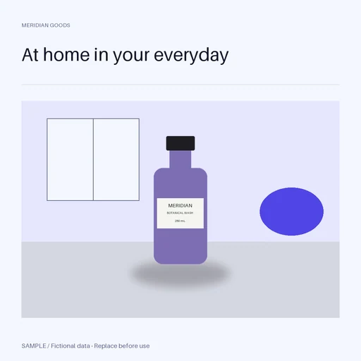 Bathroom Vanity Scene template preview