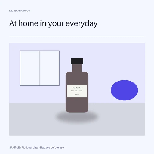 Travel Luggage Scene template preview
