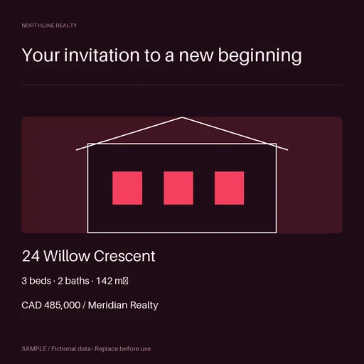 Open House Graphic template preview
