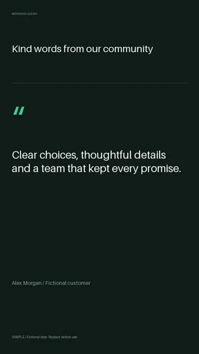 Vertical Testimonial template preview